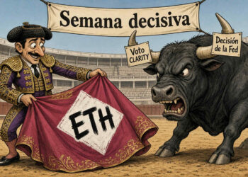 Ethereum (ETH) defiende los USD $2.500 ante el voto CLARITY y la Fed