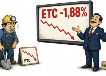 Ethereum Classic (ETC) cae 1,88% y prueba su soporte clave