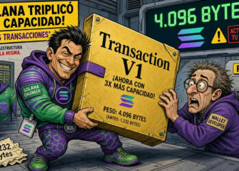 Solana activa Transaction V1 y triplica el límite de sus transacciones