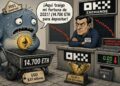 Dos billeteras mueven ETH por USD 36,94M a OKX, menos que en 2021