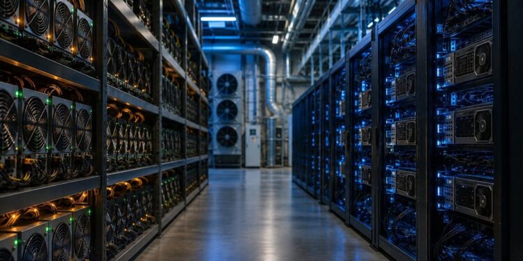 La IA desvía potencia de Bitcoin y aleja su hashrate un 50%