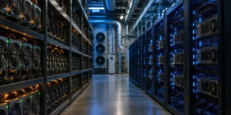 La IA desvía potencia de Bitcoin y aleja su hashrate un 50%