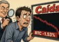 Bitcoin cae a USD 76.370 ante la presión del FOMC y el Senado