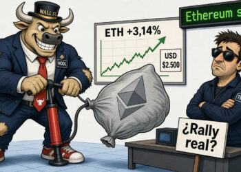 Ethereum (ETH) rebota un 3,14% y se acerca a los USD 2.500