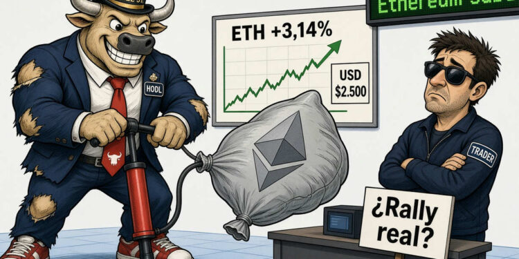 Ethereum (ETH) rebota un 3,14% y se acerca a los USD 2.500 1 Ethereum (ETH) rebota un 3,14% y se acerca a los USD 2.500