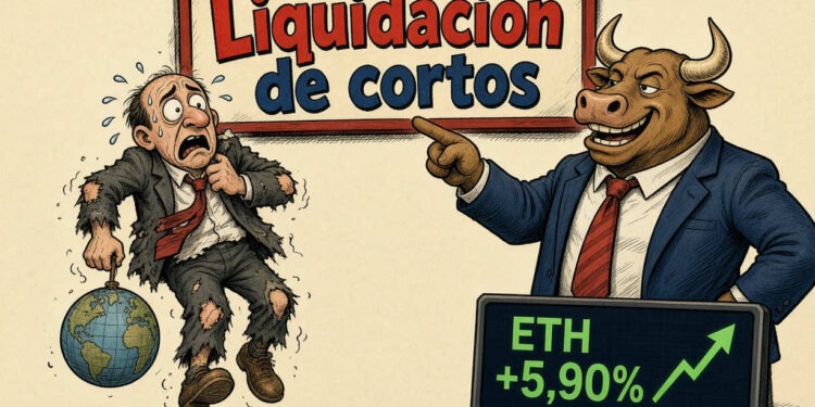 Ethereum (ETH) gana 5,90% el 18 de septiembre por cortos liquidados