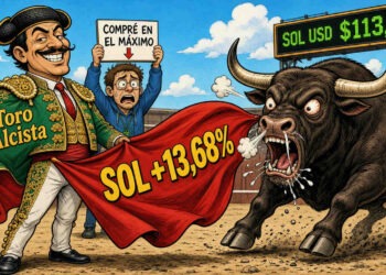 Solana (SOL) sube 13,68% y marca máximo de siete meses