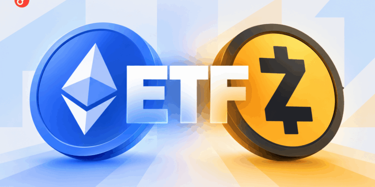 Ethereum pierde $140 millones y ZEC capta $98,21 millones en ETF