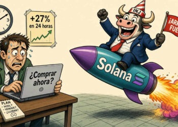 INJ sube un 27% hasta USD 7,50 tras su llegada a Solana