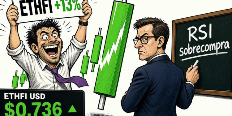 ETHFI sube un 13,31% y presiona el máximo de 90 días