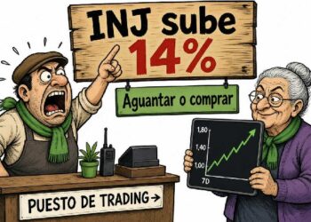 INJ sube un 14% y mantiene el impulso tras llegar a Solana