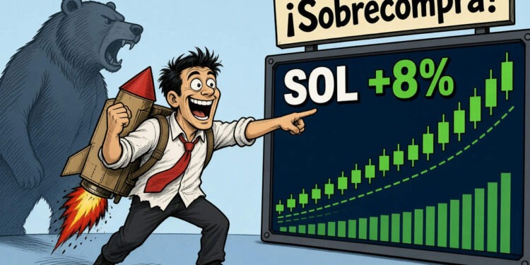 Solana (SOL) sube 8,28% y lidera las grandes criptomonedas