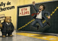 Ethereum sube un 3,24% hasta USD 2.752,51, en sobrecompra