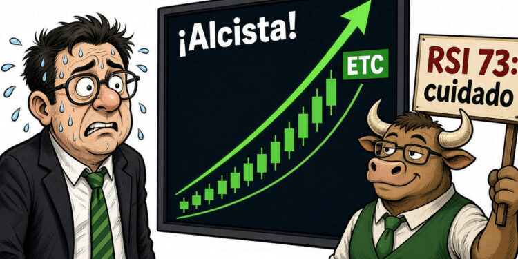 ETC sube 9,68 % y rompe una resistencia clave el 22 de septiembre