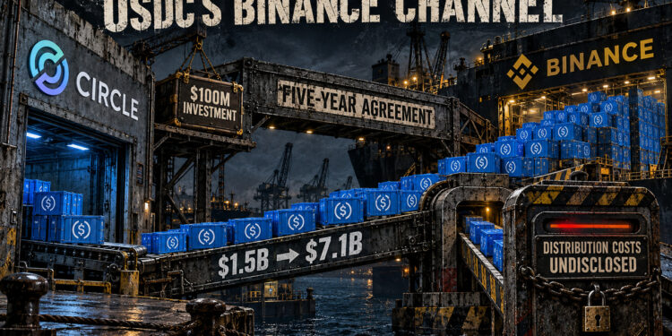 Circle paga millones por distribuir USDC en Binance y pierde márgenes