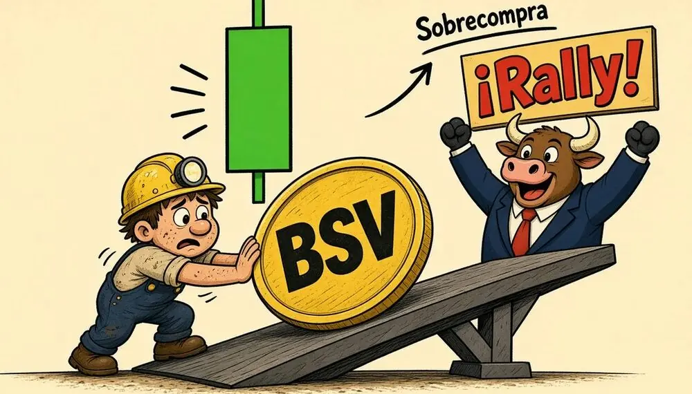 Bitcoin SV (BSV) se dispara 35% y rompe máximo de 90 días
