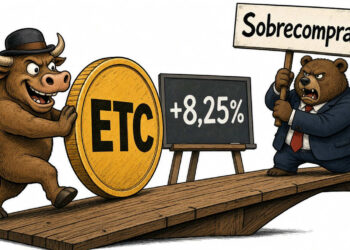 Ethereum Classic (ETC) sube 8,25% con volumen 155% superior