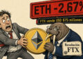 Ethereum (ETH) cae un 2,67% mientras FTX mueve USD 75 millones en ETH