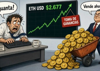 Ethereum retrocede 1,94% tras acercarse a la resistencia de USD 2.800