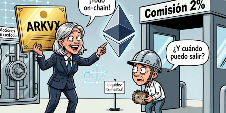 ARK Invest tokeniza en Ethereum su fondo de capital de riesgo