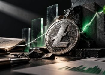 Litecoin gana un 37% mensual al repuntar el uso de su red