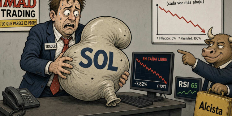 SOL cae un 2,24% tras ganar un 20,63% en 30 días