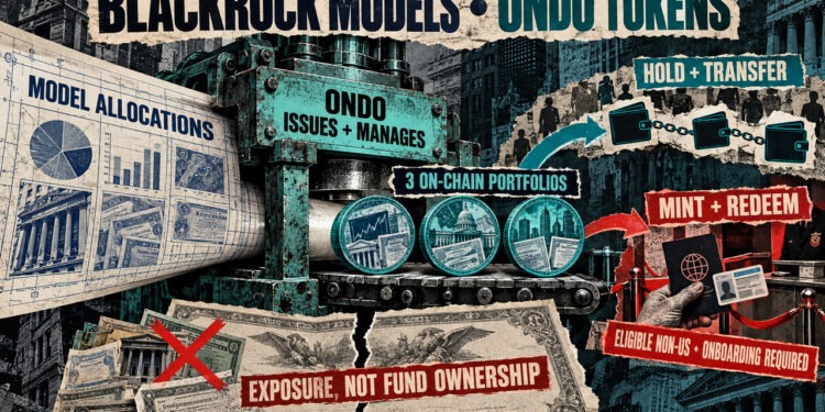Ondo limita a no estadounidenses la redención de sus tokens BlackRock