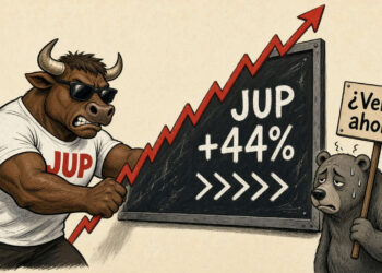 JUP gana un 44% en 30 días y presiona su máximo trimestral 4 JUP gana un 44% en 30 días y presiona su máximo trimestral