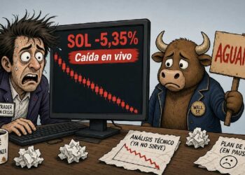 Solana (SOL) cae un 5,35% y pone a prueba su fortaleza alcista