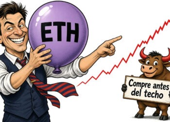 Ethereum (ETH) consolida cerca de USD 2.672 tras el rally semanal