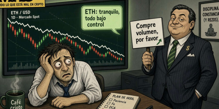 Ethereum sostiene los USD 2.690, pero el volumen cae 58,78%