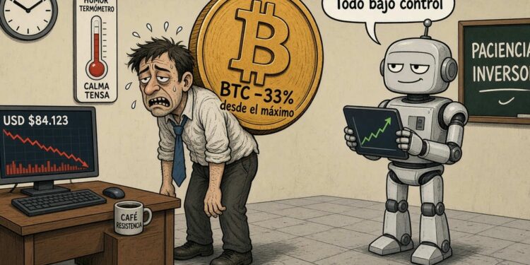 Bitcoin consolida cerca de USD 84.000 tras semanas de recuperación 1 Bitcoin consolida cerca de USD 84.000 tras semanas de recuperación