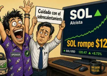 Solana recupera los 120 dólares y apunta a 125 el 26 de septiembre