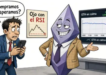 Ethereum (ETH) consolida en USD 2.684 ante resistencia de USD 2.801