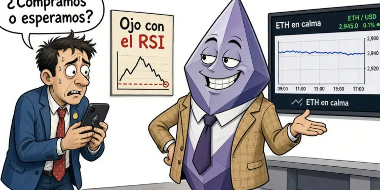 Ethereum (ETH) consolida en USD 2.684 ante resistencia de USD 2.801