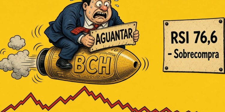 Bitcoin Cash frena tras repuntar un 35,42% en siete días