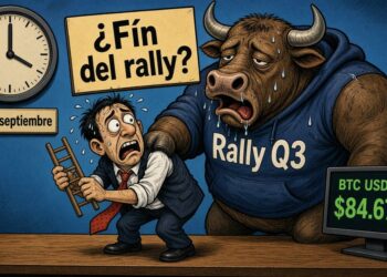 Bitcoin sostiene los USD 84.000 mientras el rally trimestral toca techo