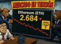 Ethereum resiste en USD 2.684 y encara resistencia en 2.801