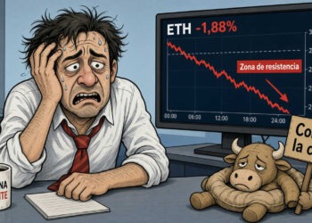 Ethereum cae un 1,88% hasta los USD 2.641,21 este 28 de septiembre