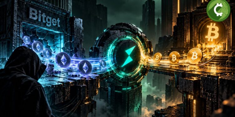 Hacker de Bitget convierte $6,3 millones en 75,2 BTC vía THORChain
