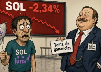 Solana (SOL) cede un 2,34% y defiende USD 117 tras rally trimestral