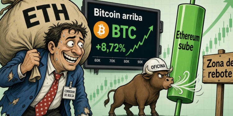 Ethereum sube un 2,23% y se consolida sobre los USD 2.700