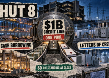 Hut 8 cierra una línea de 1.000 millones, con liquidez del 40% 7 Hut 8 cierra una línea de 1.000 millones, con liquidez del 40%