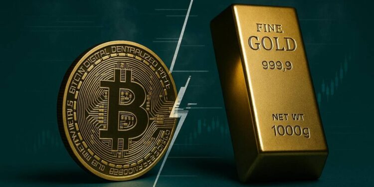 Bitcoin gana terreno al oro mientras los ETF sostienen la demanda