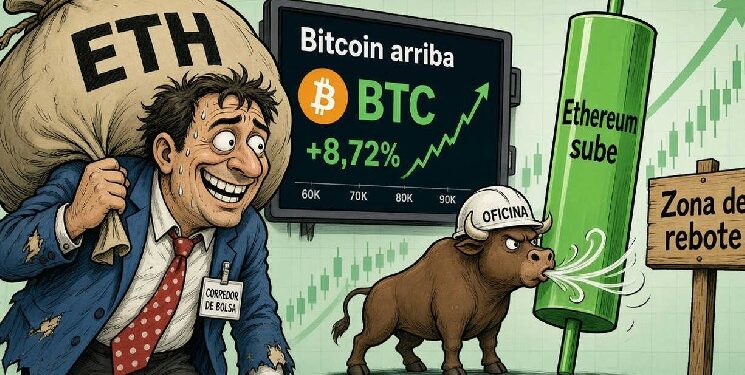 Ethereum (ETH) sube 2,23% el 29/09/2026 y recupera terreno