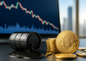Bitcoin cotiza en 82.991 dólares tras caer el Brent a 103,53