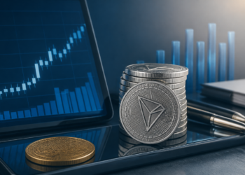 TRON movió 2,2 billones en stablecoins y TRX creció 108 días seguidos