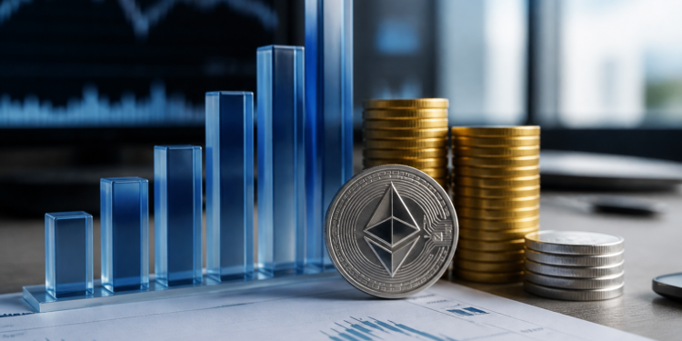 ETH capta USD 3.100 millones en ETF spot, pero su volumen cae