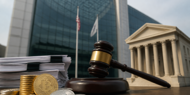 Plan cripto de 75 millones de la SEC: oposición bancaria y litigios