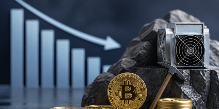 Bitcoin: dificultad minera, 148 billones; ingresos mínimos en 3 meses